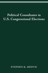 cover of POLITICAL CONSULTANTS IN US CONGRESS ELECTIONS