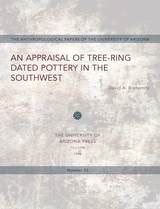 cover of An Appraisal of Tree-Ring Dated Pottery in the Southwest