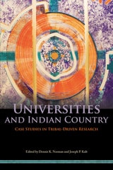 cover of Universities and Indian Country: Case Studies in Tribal-Driven Research