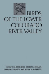 cover of Birds of the Lower Colorado River Valley