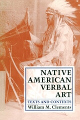 cover of Native American Verbal Art: Texts and Contexts