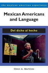 cover of Mexican Americans and Language: Del dicho al hecho