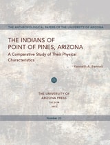 cover of The Indians of Point of Pines, Arizona: A Comparative Study of Their Physical Characteristics