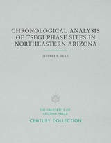 cover of Chronological Analysis of Tsegi Phase Sites in Northeastern Arizona