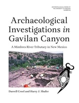 cover of Archaeological Investigations in Gavilan Canyon: A Mimbres River Tributary in New Mexico