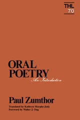cover of Oral Poetry: An Introduction