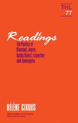 cover of Readings: The Poetics of Blanchot, Joyce, Kakfa, Kleist, Lispector, and Tsvetayeva