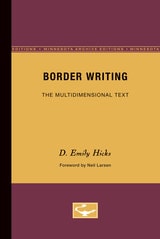 cover of Border Writing: The Multidimensional Text