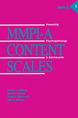 cover of Mmpi-A Content Scales: Assessing Psychopathology in Adolescents