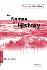 cover of Names Of History: On the Poetics of Knowledge