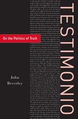 cover of Testimonio: On The Politics Of Truth