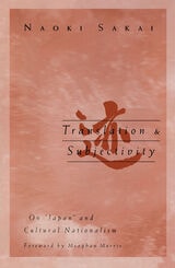 cover of Translation and Subjectivity: On Japan and cultural nationalism