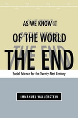 cover of End of the World as We Know It: Social Science for the Twenty-First Century