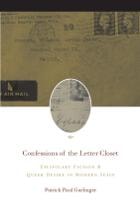 cover of Confessions of the Letter Closet: Epistolary Fiction and Queer Desire in Modern Spain