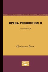 cover of Opera Production II: A Handbook