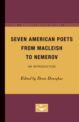 cover of Seven American Poets from MacLeish to Nemerov: An Introduction