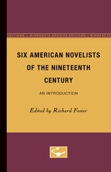 cover of Six American Novelists of the Nineteenth Century: An Introduction