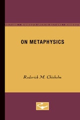 cover of On Metaphysics