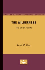 cover of The Wilderness and Other Poems