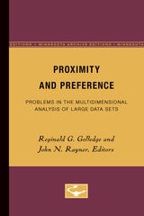 cover of Proximity and Preference: Problems in the Multidimensional Analysis of Large Data Sets