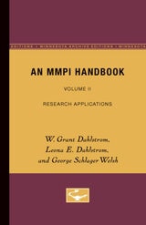 cover of An MMPI Handbook: Volume II. Research Applications