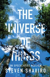 cover of The Universe of Things: On Speculative Realism