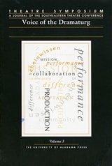 cover of Theatre Symposium, Vol. 3: Voice of the Dramaturg