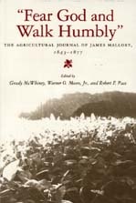 cover of "Fear God and Walk Humbly": The Agricultural Journal of James Mallory, 1843-1877