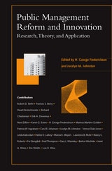 cover of Public Management Reform and Innovation: Research, Theory, and Application