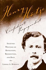 cover of Henry Hotze, Confederate Propagandist: Selected Writings on Revolution, Recognition, and Race