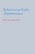 cover of Reflections on Public Administration
