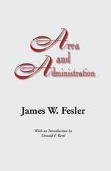 cover of Area and Administration