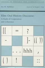 cover of Elite Oral History Discourse: A Study of Cooperation and Coherence