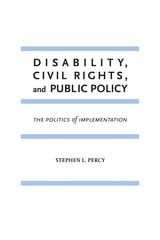 cover of Disability, Civil Rights, and Public Policy: The Politics of Implementation