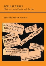 cover of Popular Trials: Rhetoric, Mass Media, and the Law