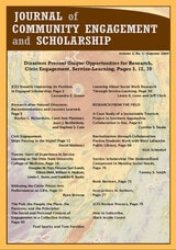 cover of Journal of Community Engagement and Scholarship, Vol. 2 No. 1: Summer 2009