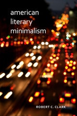 cover of American Literary Minimalism