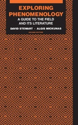 cover of Exploring Phenomenology: A Guide to the Field & Its Literature