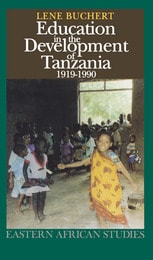 cover of Education in the Development of Tanzania, 1919–1990