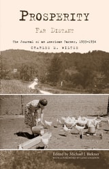 cover of Prosperity Far Distant: The Journal of an American Farmer, 1933–1934