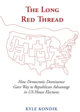 cover of The Long Red Thread: How Democratic Dominance Gave Way to Republican Advantage in US House Elections