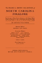 cover of The Frank C. Brown Collection of NC Folklore: Vol. V: The Music of the Folk Songs