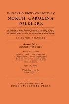cover of The Frank C. Brown Collection of NC Folklore: Vol. VII: Popular Beliefs and Superstitions from North Carolina, pt. 2