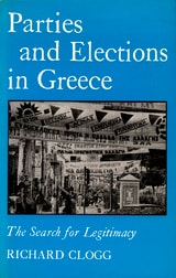 cover of Parties and Elections in Greece: The Search for Legitimacy