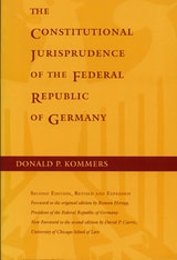 cover of The Constitutional Jurisprudence of the Federal Republic of Germany, 2nd ed.