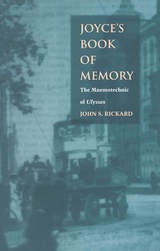 cover of Joyce's Book of Memory: The Mnemotechnic of Ulysses