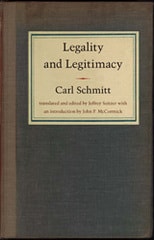 cover of Legality and Legitimacy
