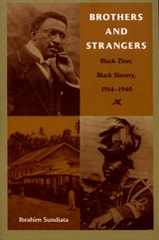 cover of Brothers and Strangers: Black Zion, Black Slavery, 1914–1940