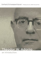 cover of Theodor W. Adorno: An Introduction