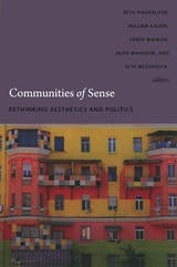 cover of Communities of Sense: Rethinking Aesthetics and Politics